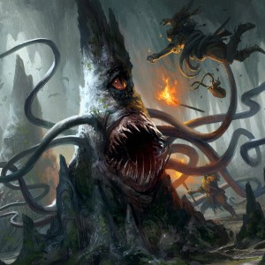 Lurking Roper - Adventures in the Forgotten Realms MtG Art