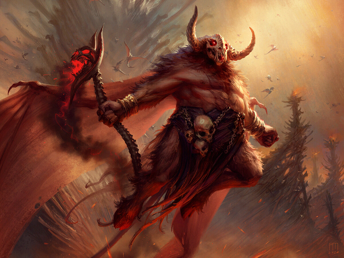 Orcus, Prince of Undeath - Adventures in the Forgotten Realms MtG Art