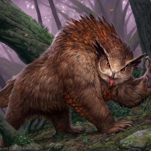 Owlbear - Adventures in the Forgotten Realms MtG Art