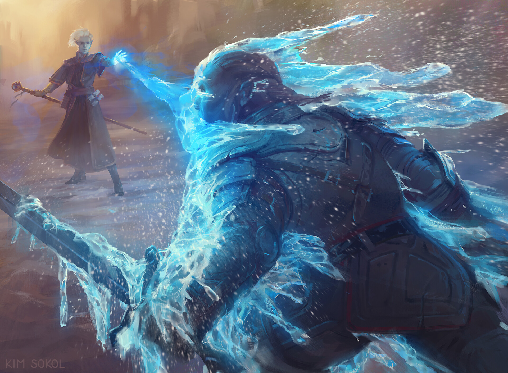 Ray of Frost Magic: The Gathering art