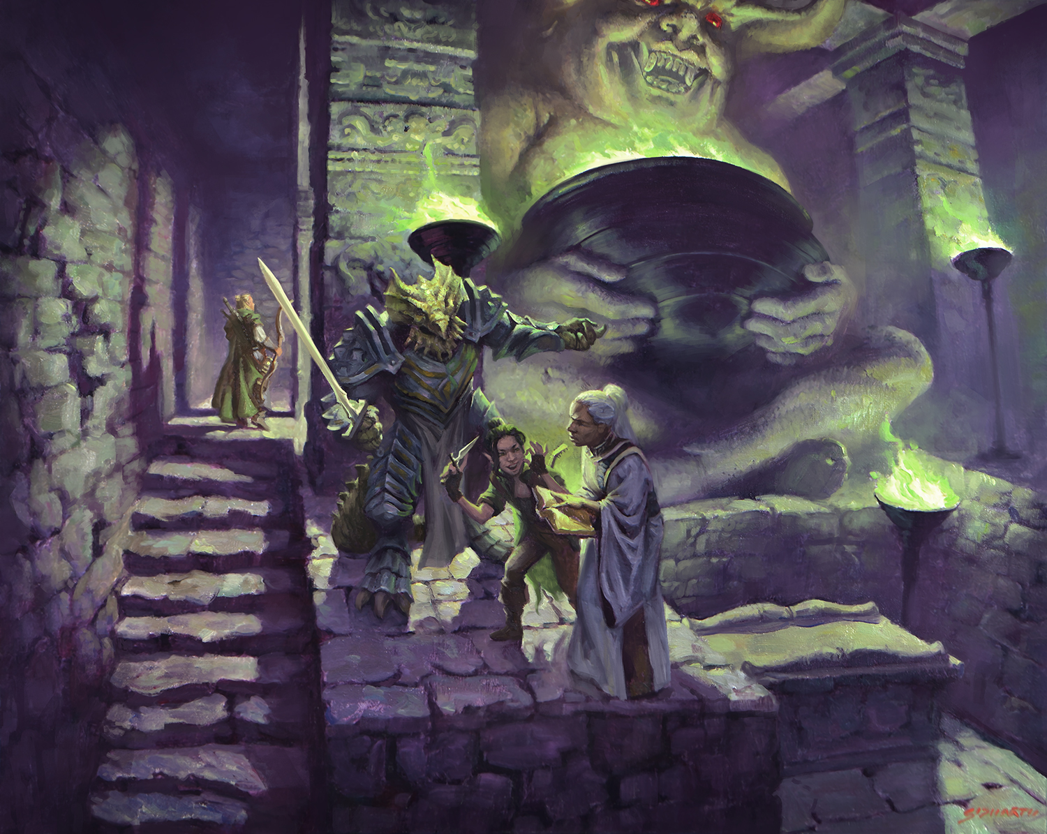 You Find a Cursed Idol - Adventures in the Forgotten Realms MtG Art