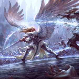 Angel of Glory's Rise - Innistrad Midnight Hunt MtG Art