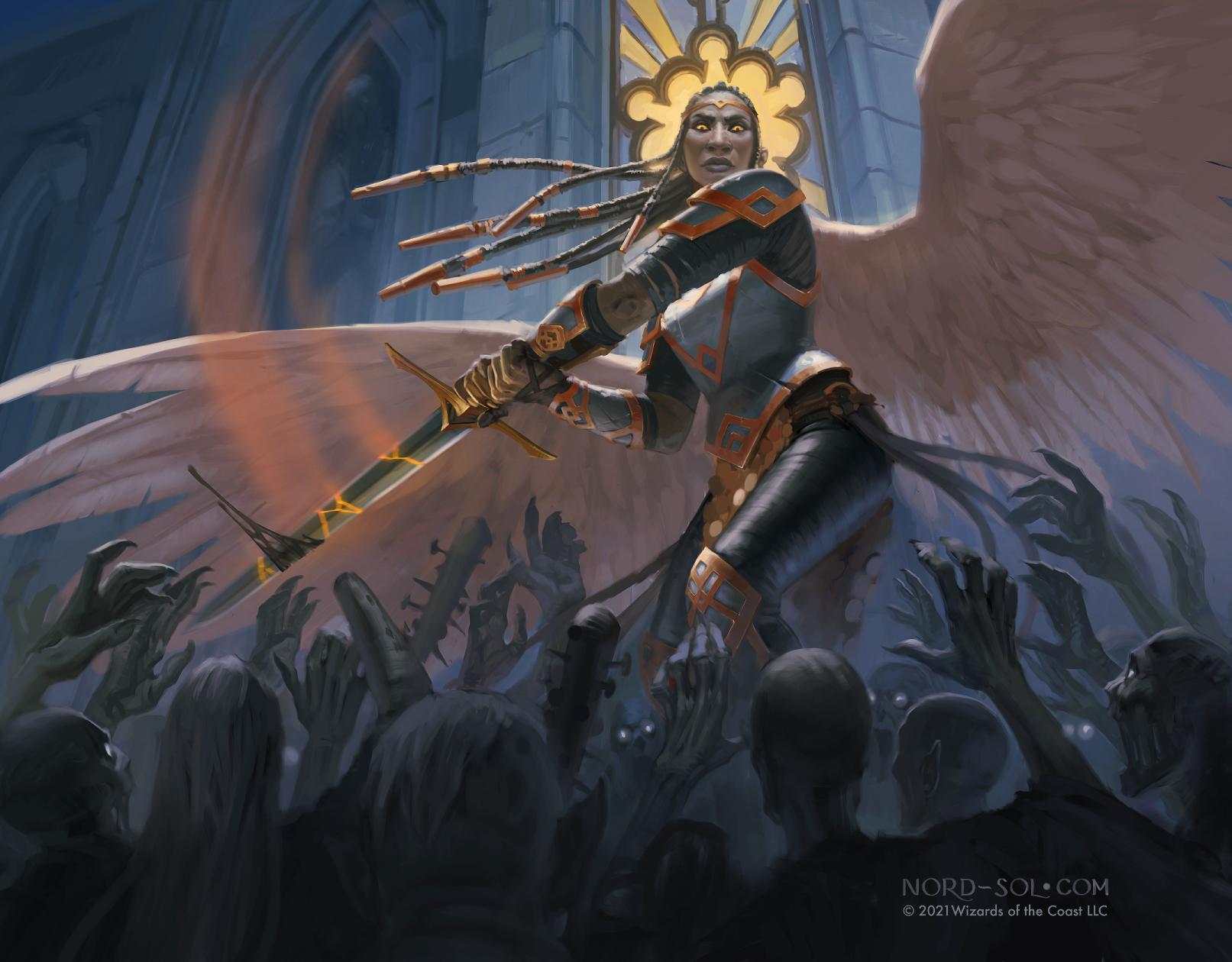 Angelic Enforcer - Innistrad Midnight Hunt MtG Art