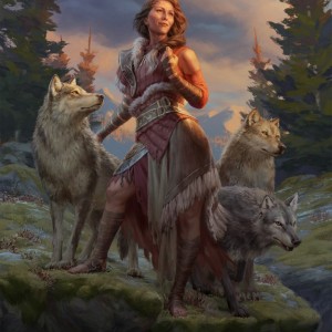 Arlinn, the Pack's Hope - Innistrad Midnight Hunt MtG Art