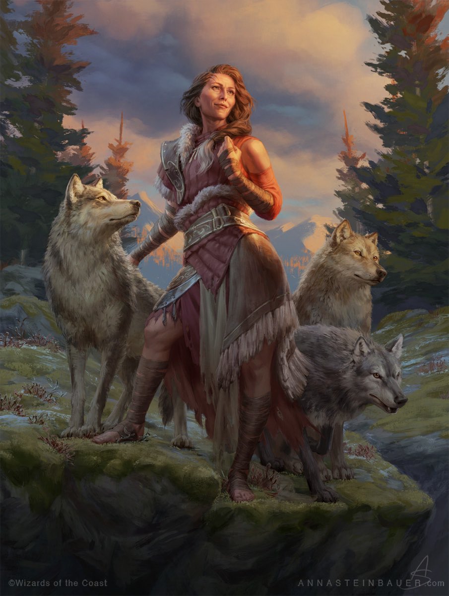 Arlinn, the Pack's Hope - Innistrad Midnight Hunt MtG Art