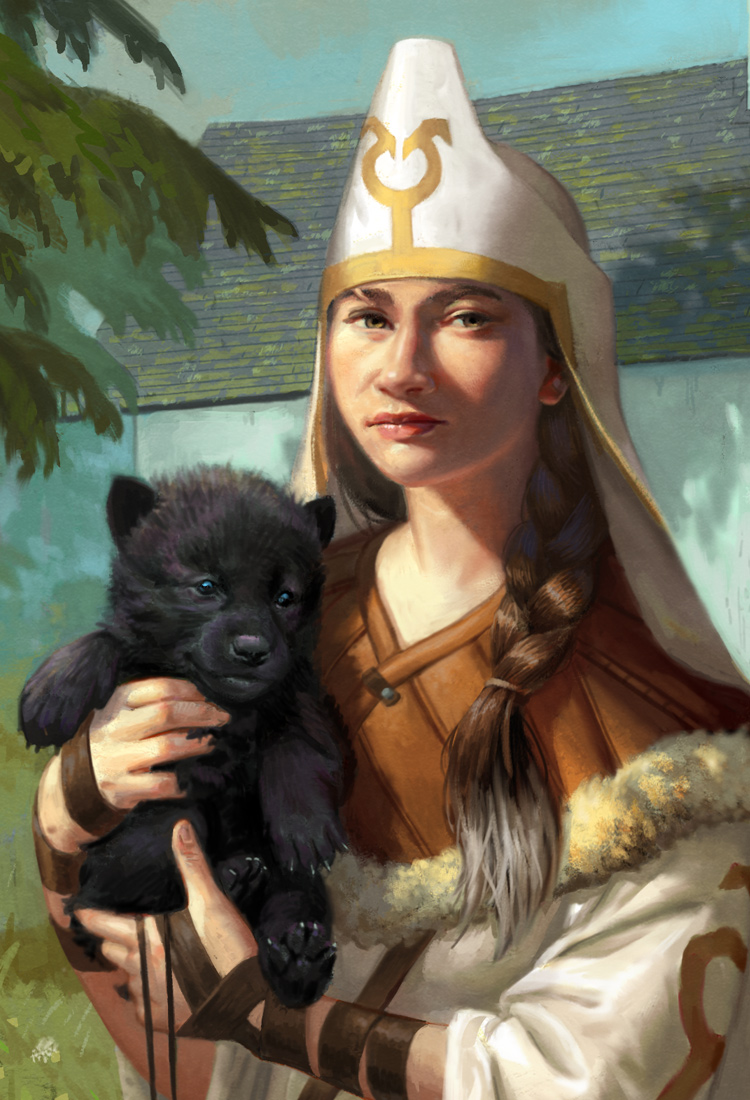 Arlinn, the Pack's Hope (Variant) 2 - Innistrad Midnight Hunt MtG Art