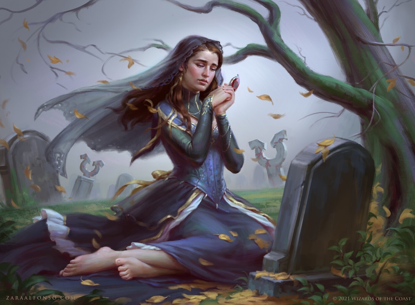 Bereaved Survivor - Innistrad Midnight Hunt MtG Art