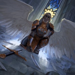 Enduring Angel - Innistrad Midnight Hunt MtG Art