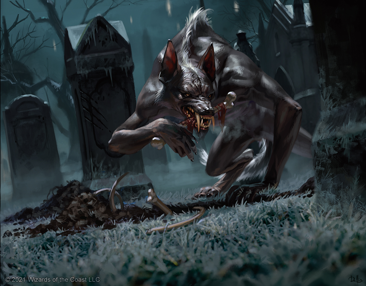 Graveyard Glutton - Innistrad Midnight Hunt MtG Art