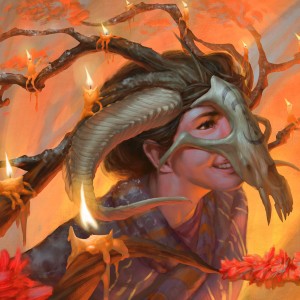 Hedgewitch's Mask - Innistrad Midnight Hunt MtG Art