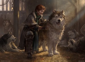 Hound Tamer MtG Art from Innistrad: Midnight Hunt Set by Randy Vargas ...