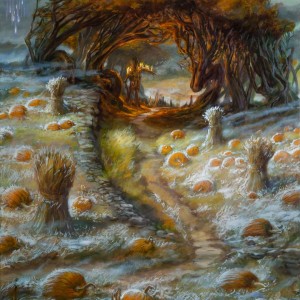 Overgrown Farmland - Innistrad Midnight Hunt MtG Art