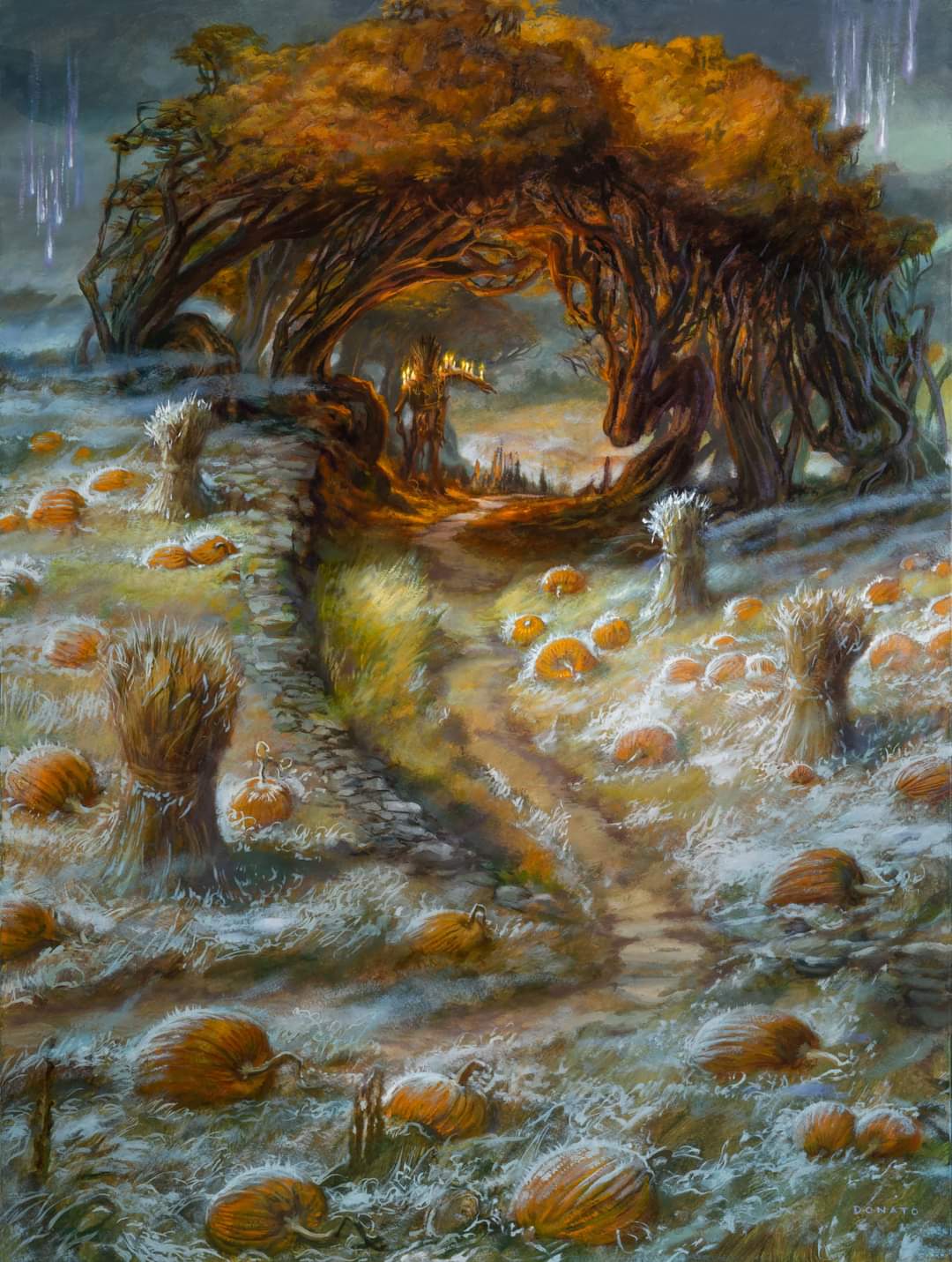 Overgrown Farmland - Innistrad Midnight Hunt MtG Art