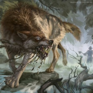 Pestilent Wolf - Innistrad Midnight Hunt MtG Art