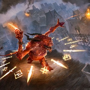 Play with Fire - Innistrad Midnight Hunt MtG Art