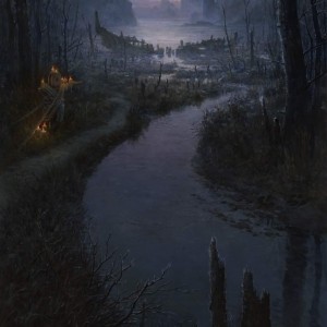 Shipwreck Marsh (Variant) - Innistrad Midnight Hunt MtG Art