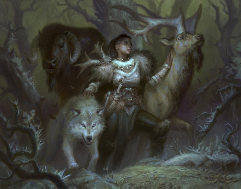 Somberwald Beastmaster - Innistrad Midnight Hunt MtG Art