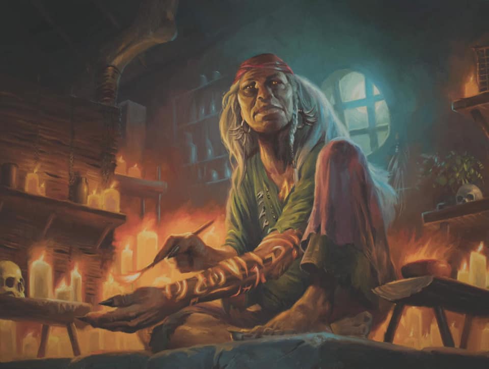 Spellrune Painter MtG Art from Innistrad: Midnight Hunt Set by Lucas ...