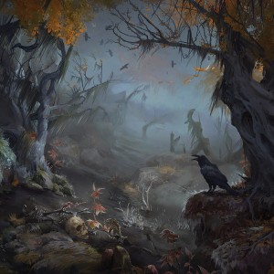 Swamp 2 - Innistrad Midnight Hunt MtG Art