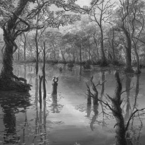 Swamp - Innistrad Midnight Hunt MtG Art