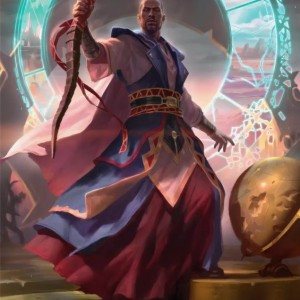 Teferi, Who Slows the Sunset - Innistrad Midnight Hunt MtG Art