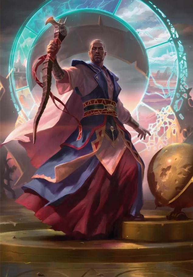 Teferi, Who Slows the Sunset - Innistrad Midnight Hunt MtG Art