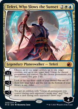 Teferi, Who Slows the Sunset - Innistrad Midnight Hunt 