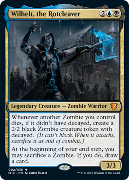 Wilhelt, the Rotcleaver - Innistrad Midnight Hunt Commander 