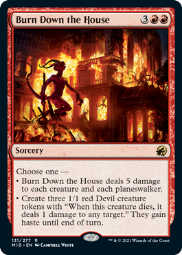 Burn Down the House MtG Art from Innistrad: Midnight Hunt Set by ...