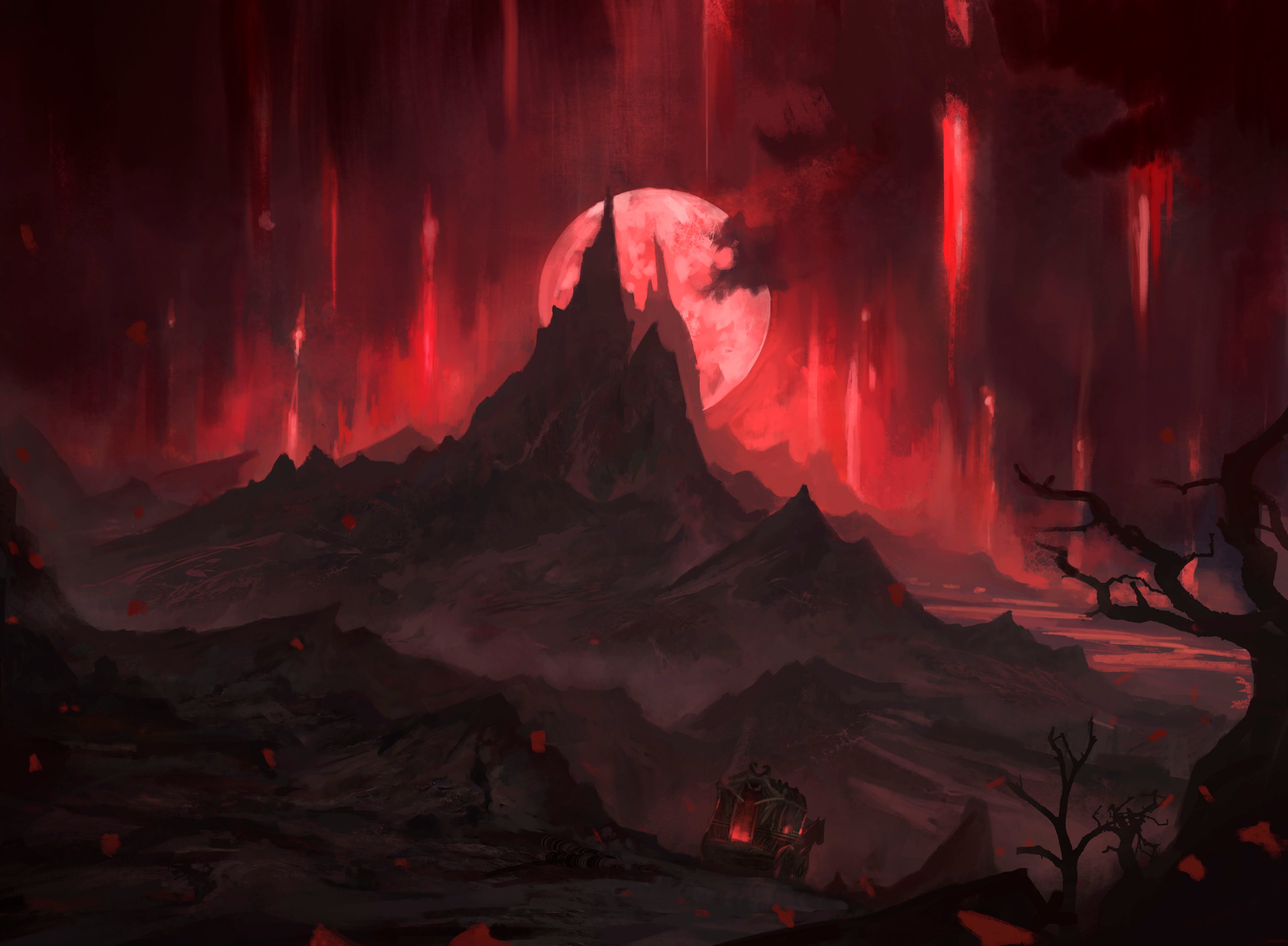 Mountain - Innistrad Crimson Vow MtG Art