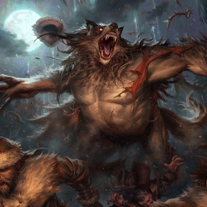 Fearsome Werewolf - Innistrad Crimson Vow MtG Art