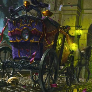 Honeymoon Hearse - Innistrad Crimson Vow MtG Art