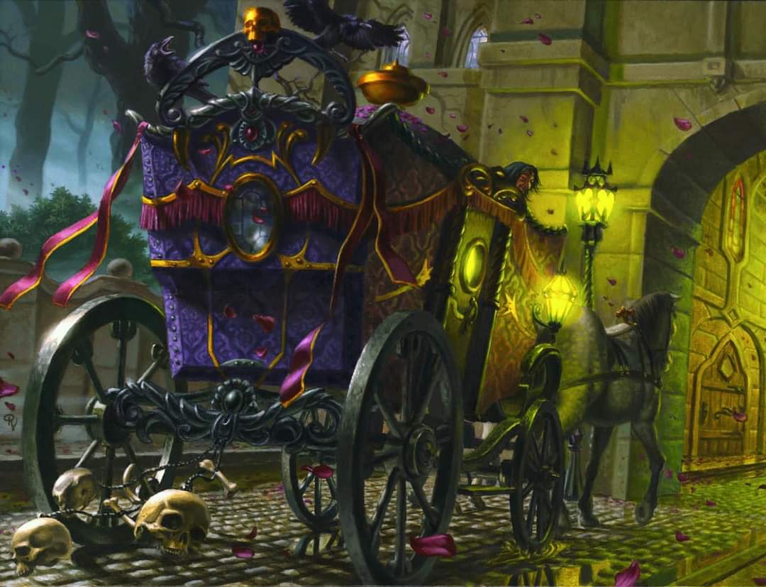 Honeymoon Hearse - Innistrad Crimson Vow MtG Art