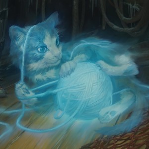 Mischievous Catgeist - Innistrad Crimson Vow MtG Art