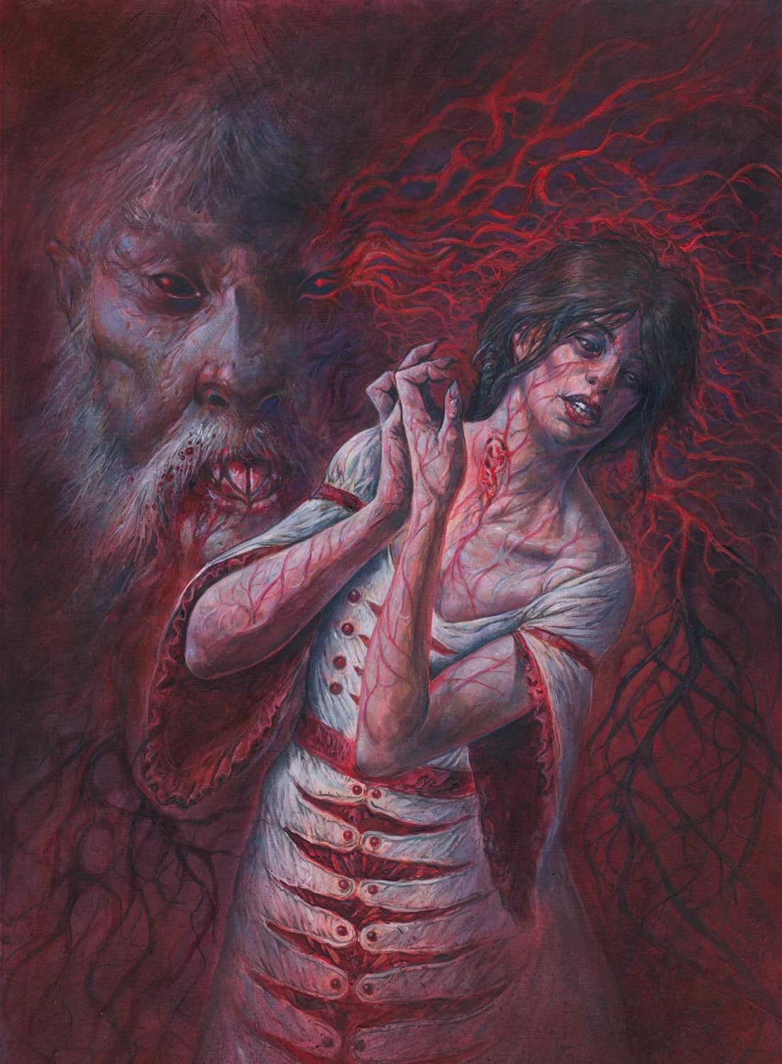 Mysterious Blood Illness - Innistrad Crimson Vow MtG Art