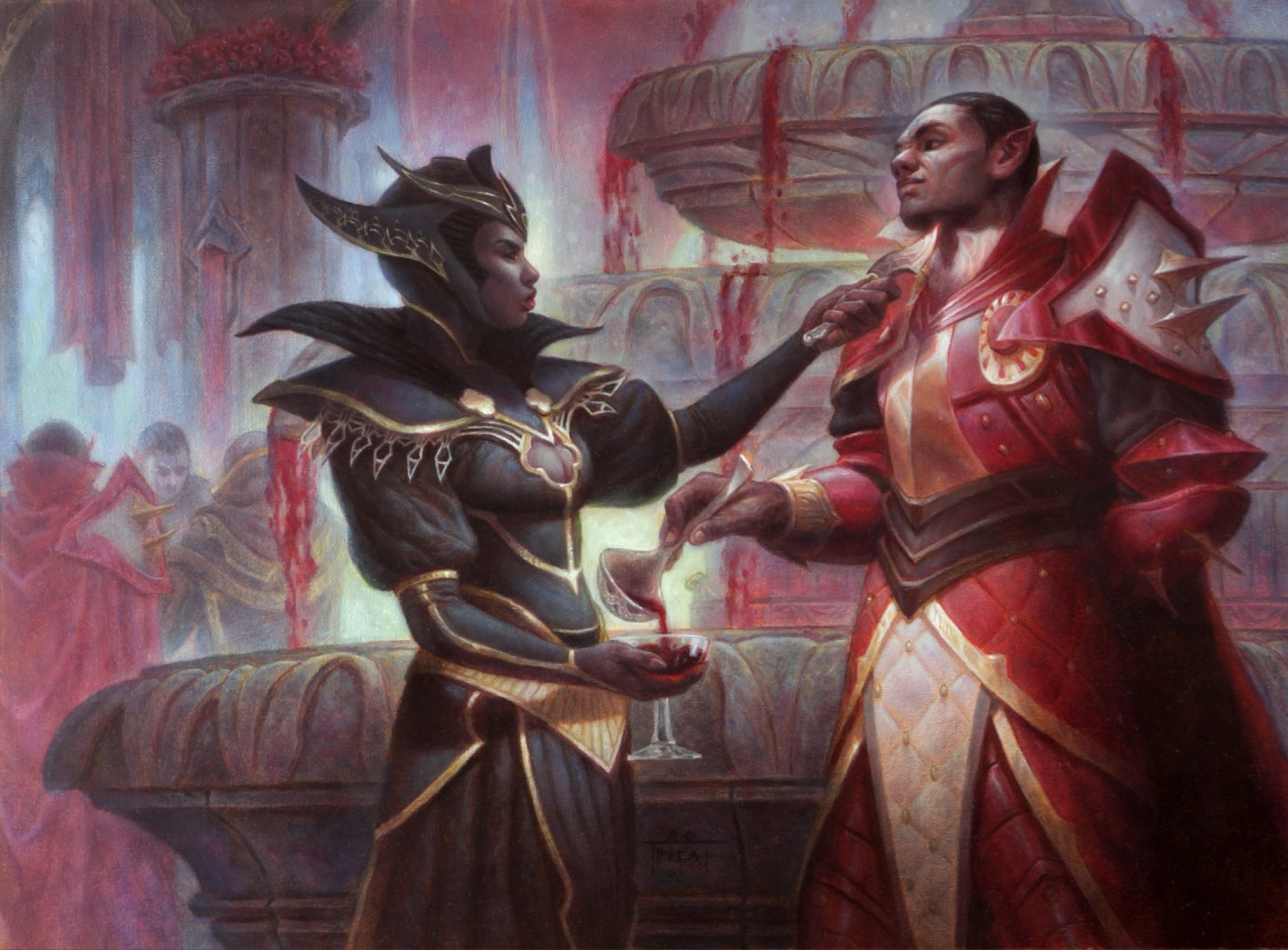 Pointed Discussion 2 - Innistrad Crimson Vow MtG Art