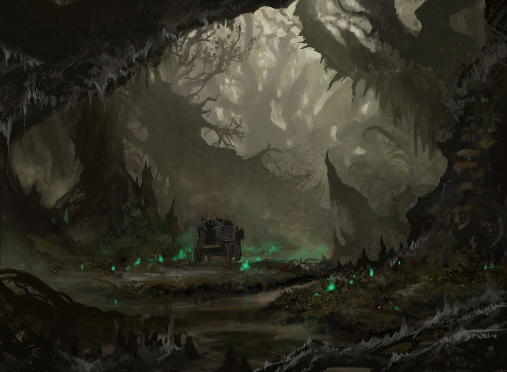 Swamp MtG Art from Innistrad: Crimson Vow Set by Sam White - Art of ...