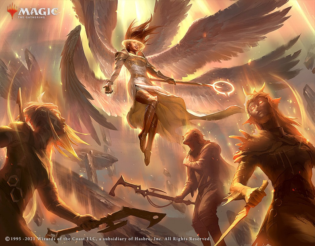 Angel Of Unity Mtg Art From Alchemy Innistrad Set By Joshua Raphael