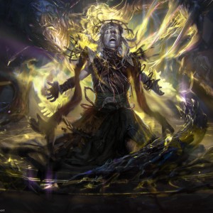 Cursebound Witch - Alchemy Innistrad MtG Art