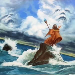 Denying Wind - MtG Art