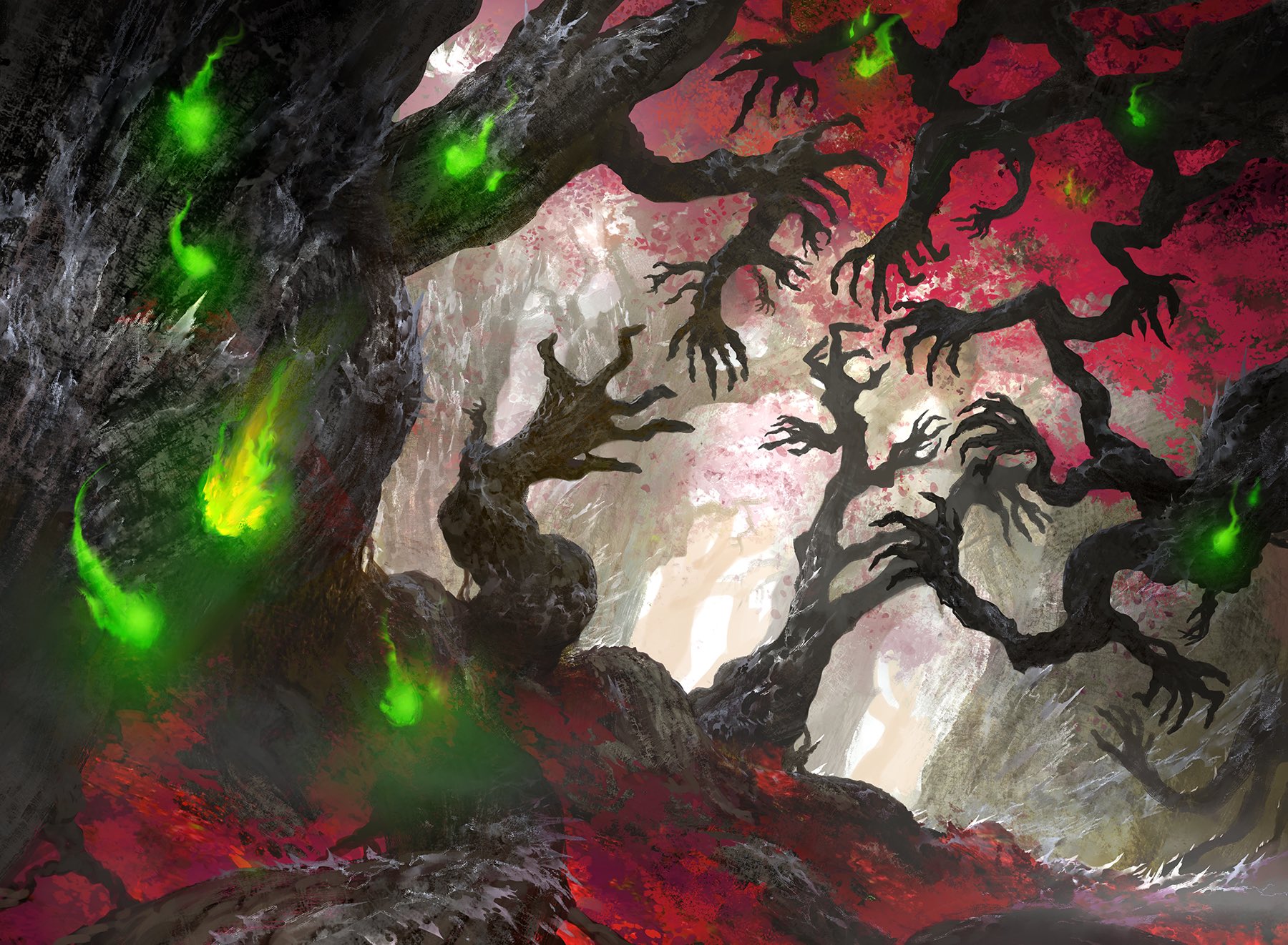 Dormant Grove - Innistrad Crimson Vow MtG Art