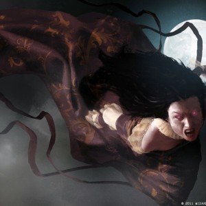 Fiend of the Shadows - MtG Art