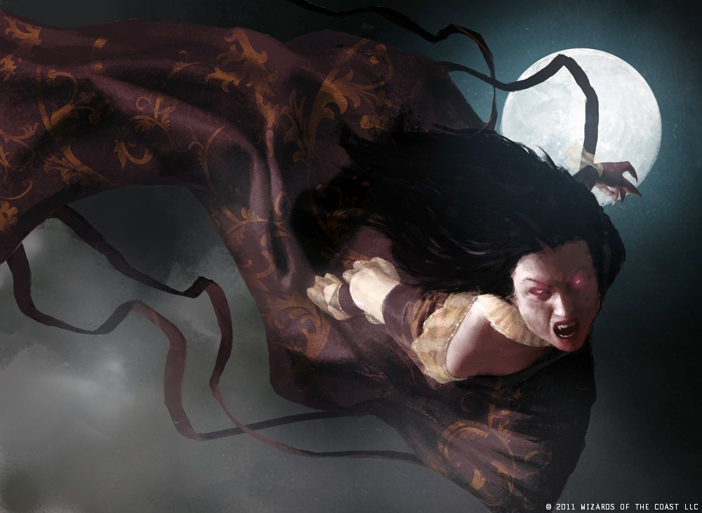 Fiend of the Shadows - MtG Art