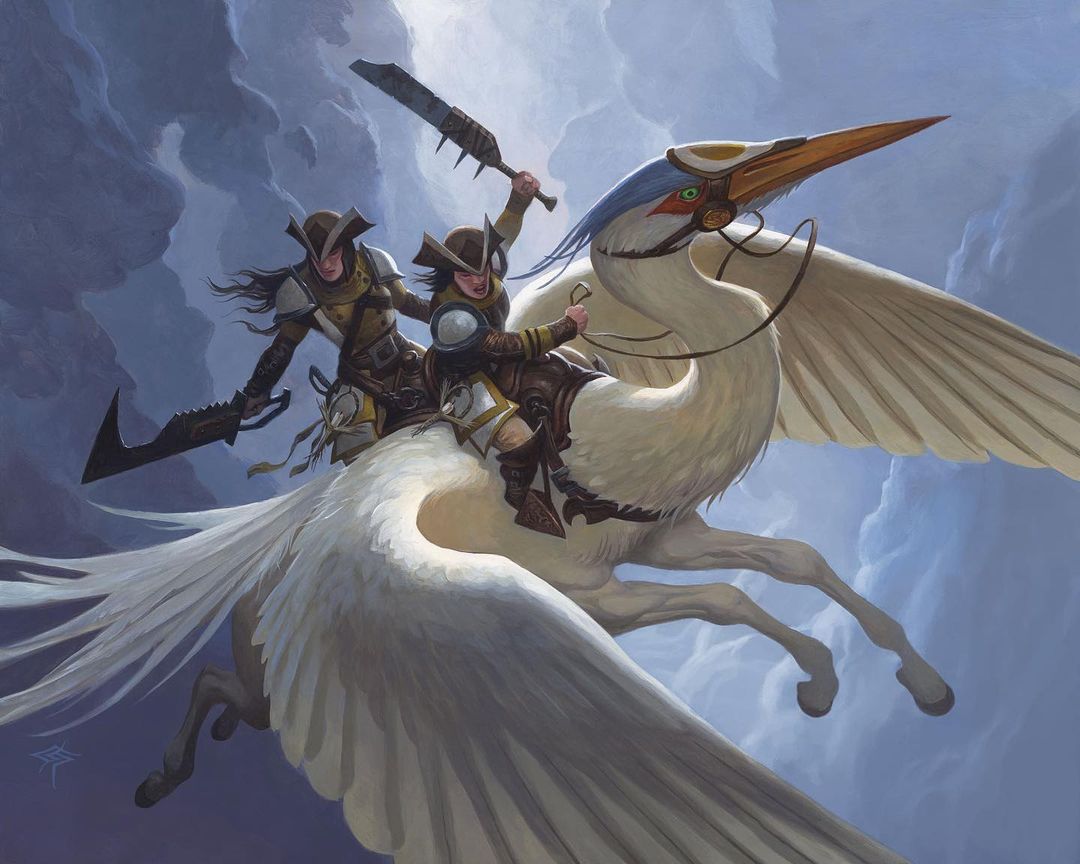 Gryffwing Cavalry - Innistrad Crimson Vow MtG Art