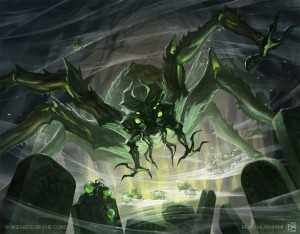 Ishkanah, Broodmother Mtg Art From Alchemy: Innistrad Set By Reiko 