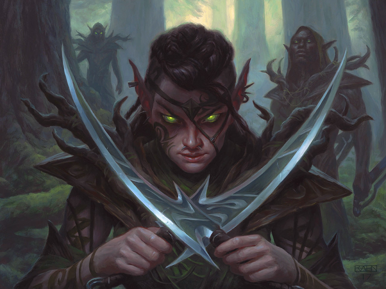 Llanowar Elves MtG Art From Core Set 2020 Dominaria Set By Chris Rahn   Llanowar Elves MtG Art 