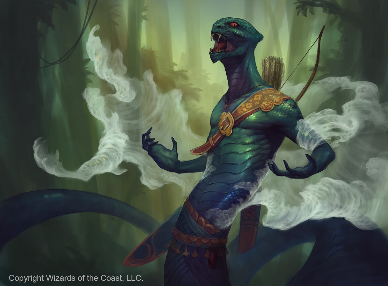 Molting Snakeskin - MtG Art