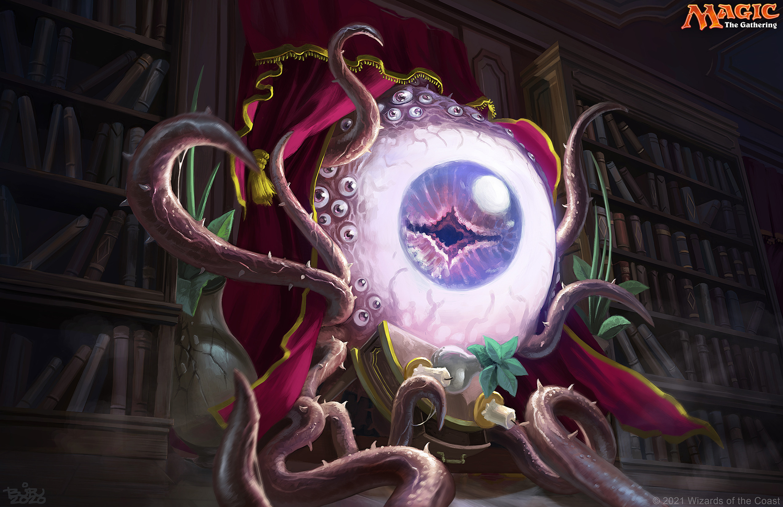 Revealing Eye - Innistrad Crimson Vow MtG Art