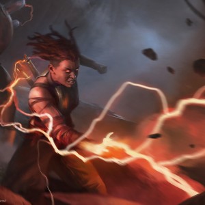 Volt-Charged Berserker - Innistrad Crimson Vow MtG Art