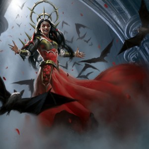 Castle Dracula MtG Art from Innistrad: Crimson Vow Set by Cliff